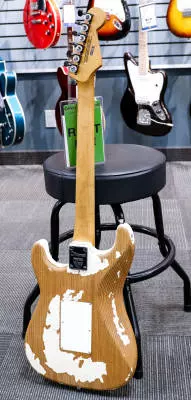 Charvel Guitars - Henrik Danhage Limited Edition Signature Pro-Mod So-Cal Style 1 HS FR M, Maple Fingerboard - White Relic 2